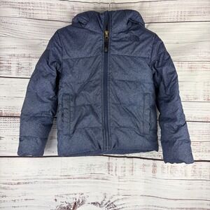 The North Face Boys' Moondoggy 2.0 Down Hoodie Coat jacket Sherpa size  S
